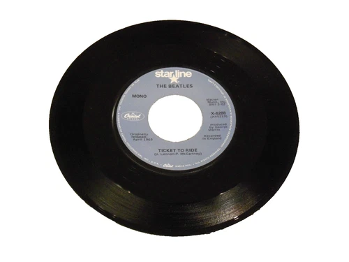 THE BEATLES  TICKET TO RIDE /YES IT IS *STAR LINE X 6288*1981* R & R*NEW 7"45RPM