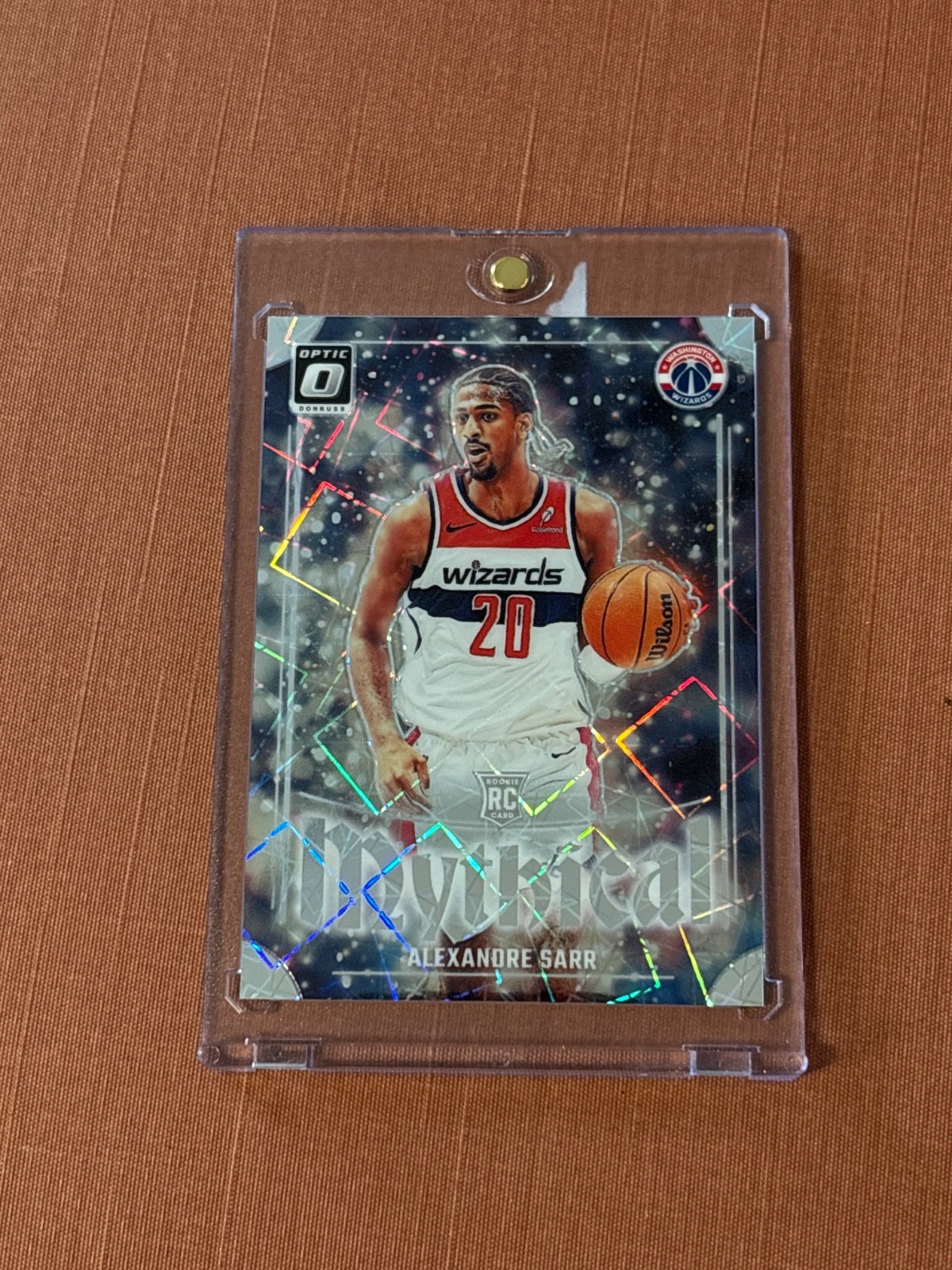 2024-25 Panini Donruss Optic Alexandre Sarr Mythical Rookie Card CASE HIT SSP RC