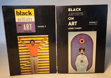 1971 / 76 BLACK ARTISTS ON ART VOLS 1 & 2 NEW COPIES NOS SAMELLA LEWIS & WADDY