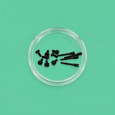 12pc Black Case Screw Pin Set Compatible with...