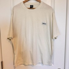 Fear of God Essentials Classic Fit Logo Graphic T-Shirt Men s Sz XL Cream Ivory