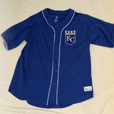 Kansas City Royals Blue MLB Jersey Dynasty Genuine Mens Sz 2XL 50-52