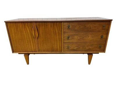 Mid-Century Modern Stanley Walnut Sideboard - Refinished!