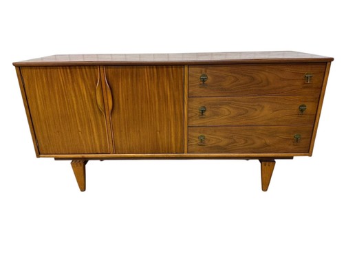 Mid-Century Modern Stanley Walnut Sideboard - Refinished!