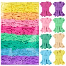800 PCS Refill Loops Fits 7Inch Weaving Loom 8 Pastel Color Potholder Craft