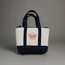 Trader Joe's Mini Micro Tote 2 in 1 Reusable Shopping Bag