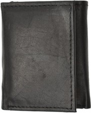 MARSHAL Leather Children's Wallet Black