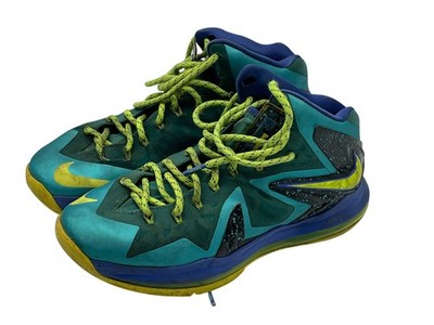 Nike Air Max LeBron 10 Low ''Swamp Thing'' Reptile 579765-301 Size 8