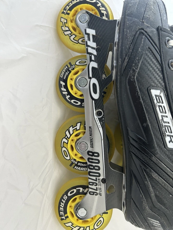 🔥Bauer Dart Roller Hockey Inline Skates Roller Blades Men's Size 8 8080/7676 - Image 4 of 4