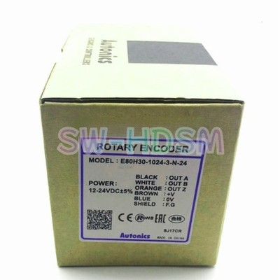 1PCS NEW for AUTONICS E80H30-1024-3-N-24 Rotary Encoder Freight Free *mc