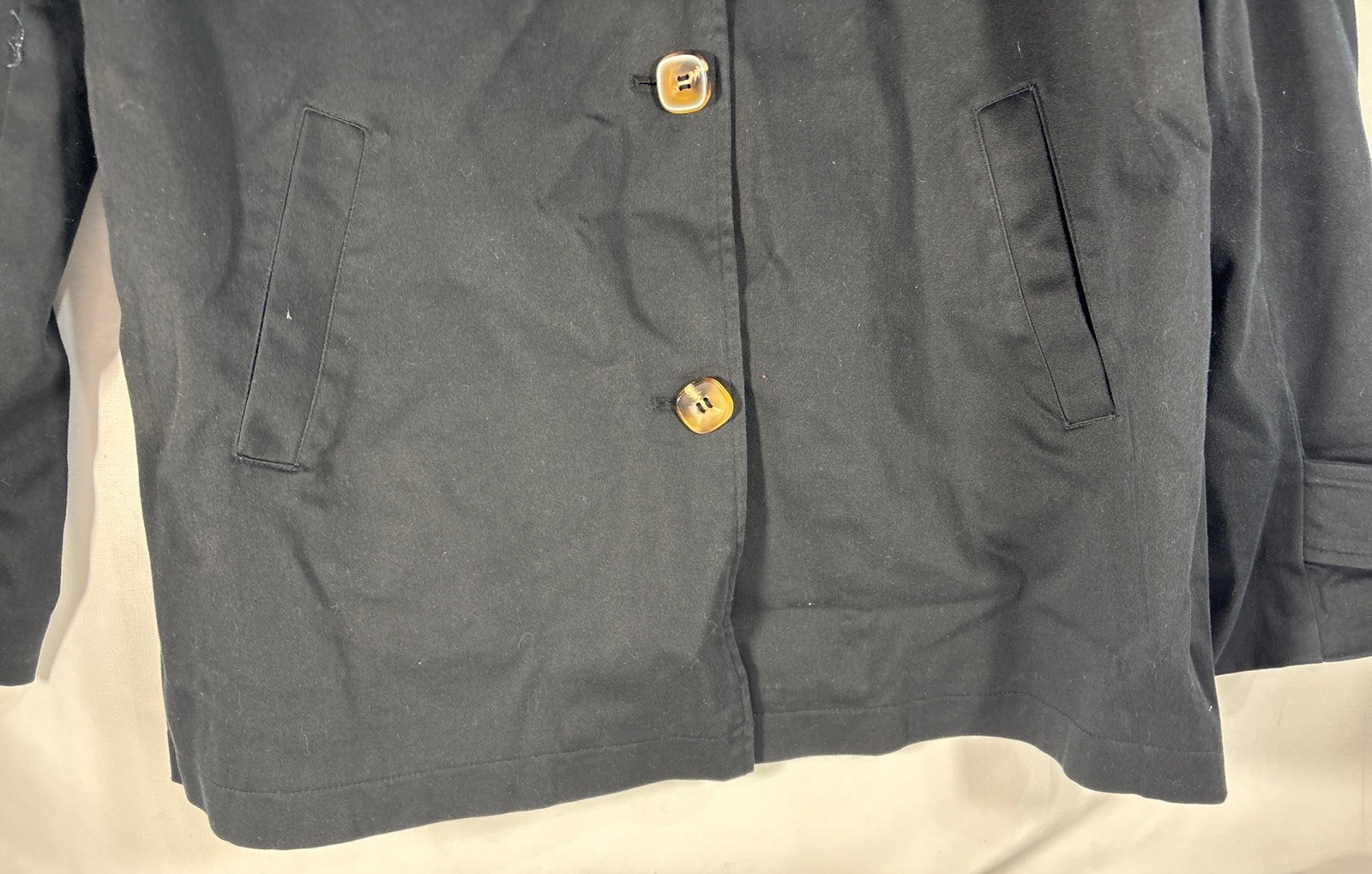 Talbot's Black Spring/Fall Jacket Size: L, Color:… - image 7