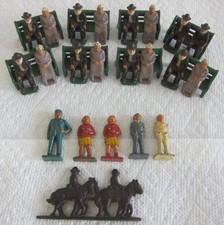 CAST IRON TOY FIGURES, BENCHES, MULES, BEAUTIFUL 2" ORIGINALS 13.95 SHIP