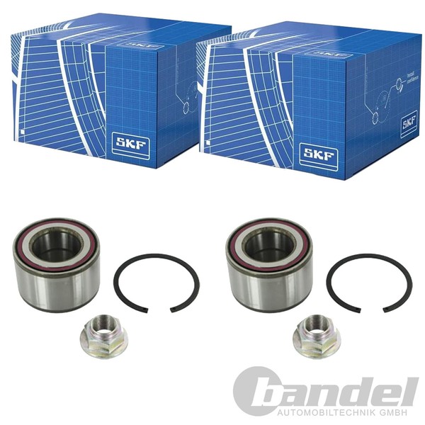 2X SKF RADLAGER-SATZ Vorne Passend FÜR Ford Ranger Links+Rechts-image