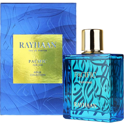 Rayhaan Pacific Eau de Parfum EDP Spray for Men 3.4 oz / 100 ml