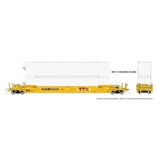 Rapido Trains Inc. 401063 Gunderson Husky-Stack TTX-Patched Logo-3 Pack