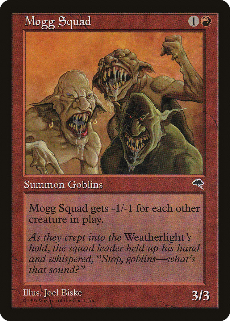 Mogg Squad (x4) - Tempest  - U192 - EX/NM  - 4RCards