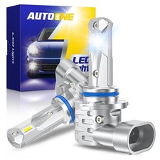 2 PCS H10 9145 9140 LED Fog Light Bulbs 10000LM 6000K Cool White 400 Bright