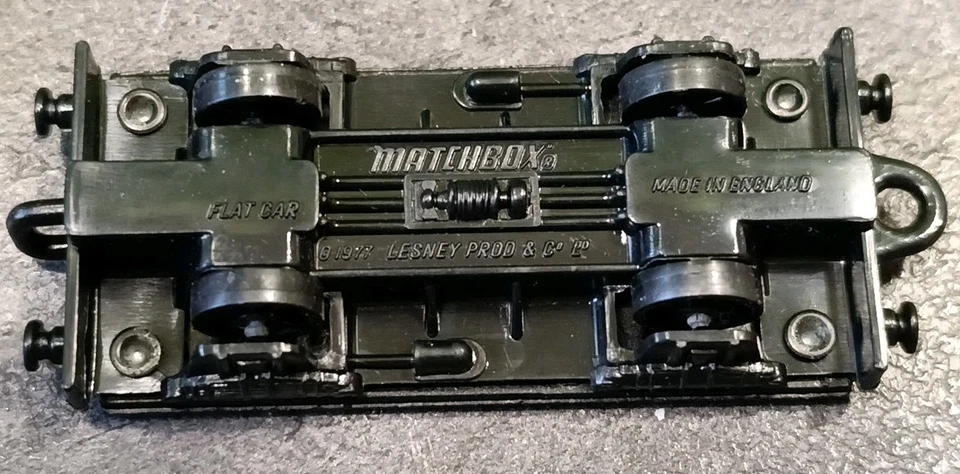 Matchbox Superfast 75 n. 25 Flat Car container 1978 vintage in box da collezione - Immagine 4 di 4