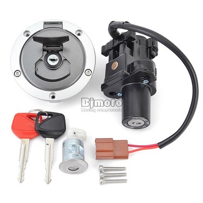 Ignition Key Switch Fuel Cap Seat Lock Set For Honda CBR650RA AC 2011-2022