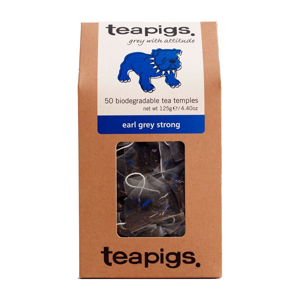 Pigs Earl Grey Strong Tea Bags Made With Whole Leaves, Bold 