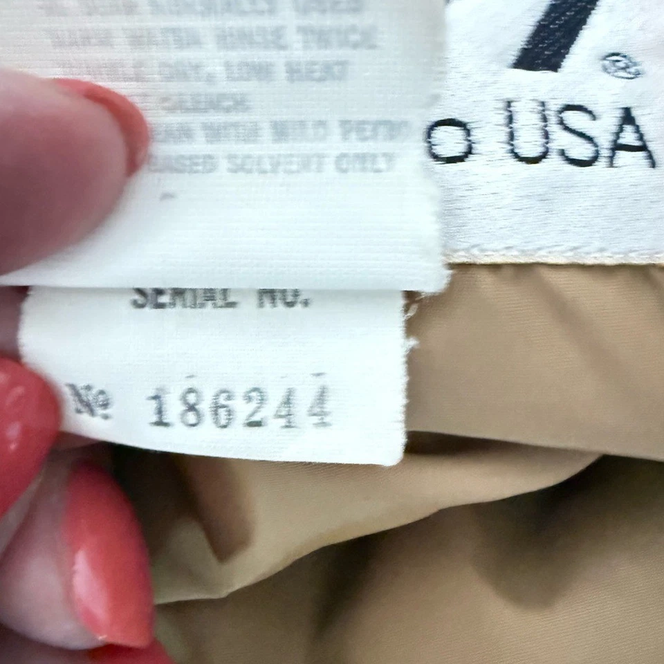 Jaqueta acolchoada Camp 7 masculina vintage bronzeada - Imagem 4 de 4