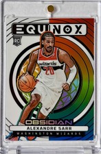 2024-25 Obsidian - Equinox Alexandre Sarr Electric Etch Hot Springs /15 (RC)