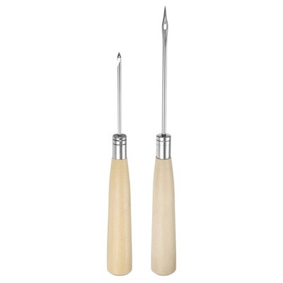 Handwork Sewing Awl Kit Crochet Hooks and Hole Awl Punch Hole Stitching Set Tool