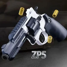 🎯 ZP5 357 Revolver – Soft Bullet Pistol with Rapid Fire Action!