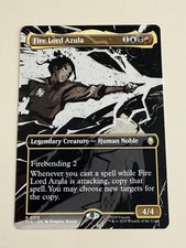 Fire Lord Azula Borderless TLA-BF Magic The Gathering NM Unplayed