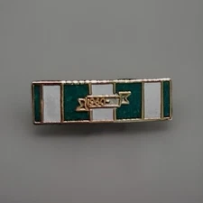 SMALL SIZE (see all pictures) Vietnam Campaign 1960- Ribbon Hat Lapel Pin (P93)