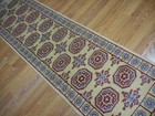 Turkish Oushak,Geometric Multicolored Rug,Handmade Bohemian Bokara Rug 2.1x7.7 — photo 6