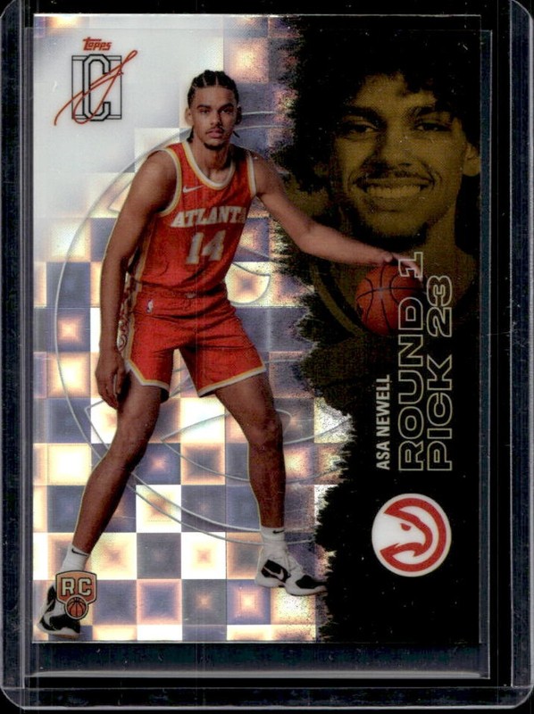 2025-26 Topps Signature Class Asa Newell Chrome Rookie RC Pandora Refractor #119