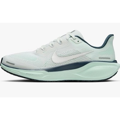 Nike Women's Pegasus 41 Ghost Aqua/Metallic Silver/Mint Foam 8.5 Medium