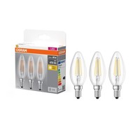 Osram Led Classic B Kerzenform E14 40W Ersatz Warmweiß 2700K 3Er Pack