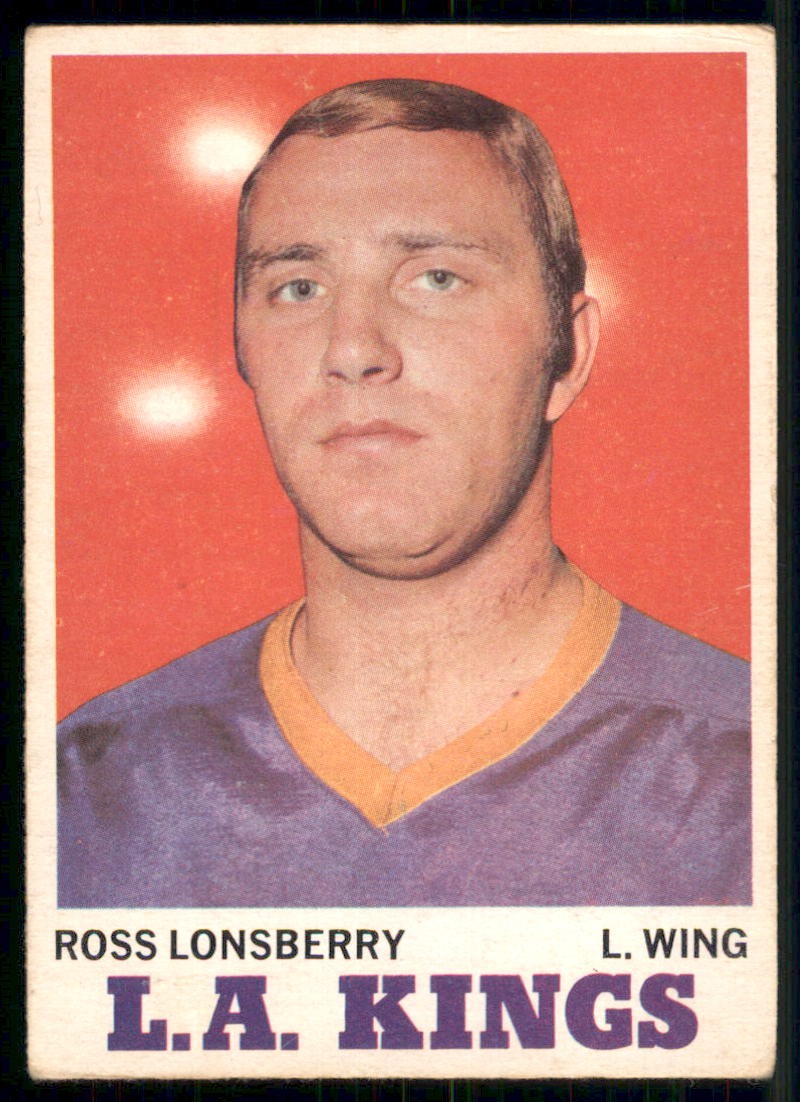 Ross Lonsberry #37 Hockey Cards 1970 O-Pee-Chee trading card — raw and PSA graded price guide