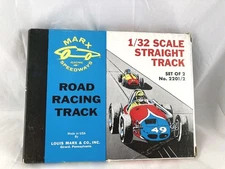 Marx Electric Speedways 1/32 Scale Slot Car Straight Track, Set of 2,...