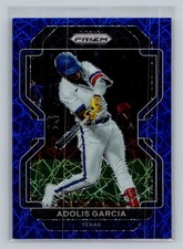 2022 Panini Prizm #142 Adolis Garcia Blue Velocity Prizm