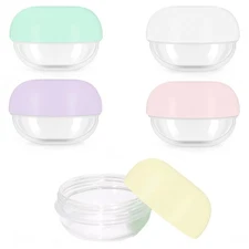 5 PCS 10ml Travel Containers for Creams Leak-proof Jars with Lid Makeup