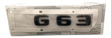 MERCEDES G-KLASSE W463 Schwarzes Heckemblem G63 ORIGINAL MERCEDES G-KLASSE W463 Schwarzes Heckemblem G63 ORIGINAL