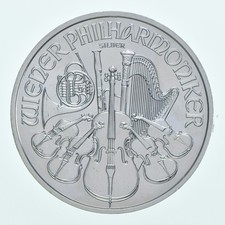 2008 Austria 1 1/2 Euro - 1 Oz Vienna Philharmonic World Coin- Silver *887