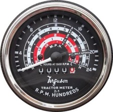 3 Cylinder Tractor Meter Tachometer Gauge Cw Mph For Massey Ferguson 35
