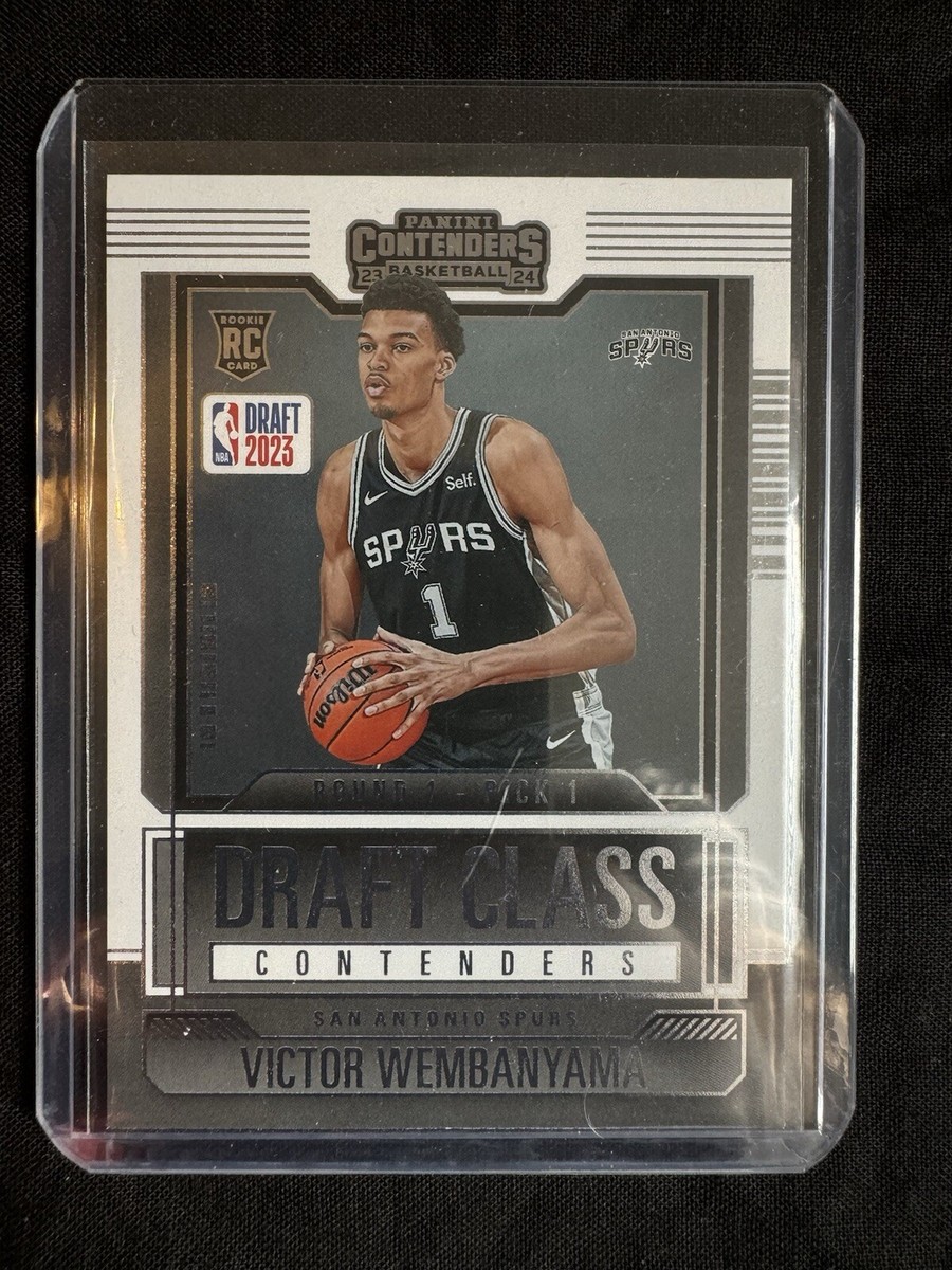 2023-24 Panini Contenders Victor Wembanyama Draft Class Rookie RC 