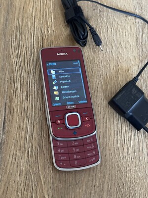 Nokia 6210 Navigator Rot Sehr Gut