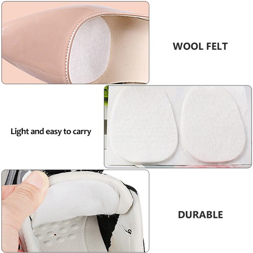 2 Count Anti-wear Shoes Tongue Patch Miss High Heels Cushion Pads Inserts for - Afbeelding 4 van 12