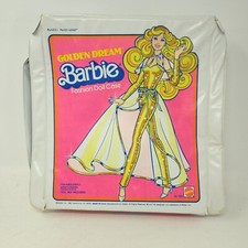 Vintage Barbie 1980s Golden Dream White Single Fashion Doll Wardrobe Case