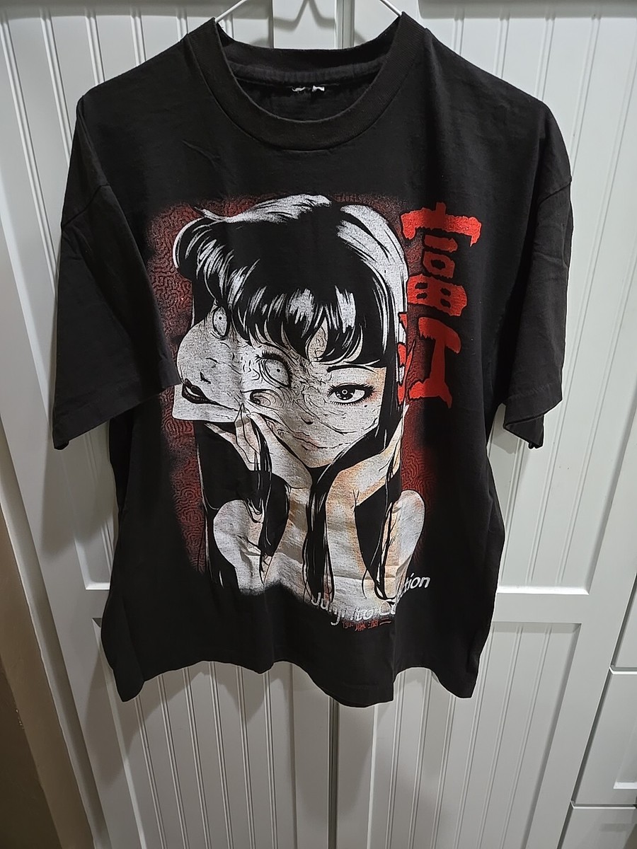 Uzumaki T-shirt size large anime japanese horror gothic junji ito