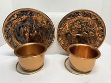 Copper Craft Guild Candle Holders Set Of 2 Made In USA