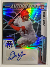 Juan Yepez AUTO~RC Panini Mosaic Prizm 2022 Certified Rookie Autograph Nationals