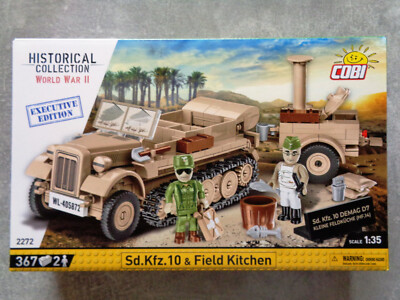 COBI 2272 - HISTORICAL COLLECTION - WWII - Demag & Feldküche ''EXECUTIVE EDITION''