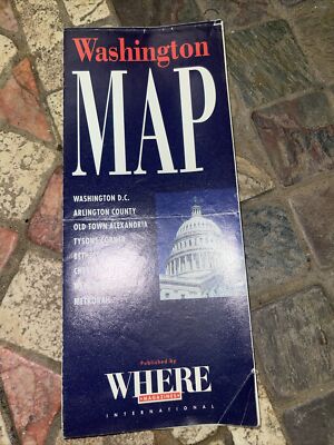MAP Washington DC Street Map  Where Magazine